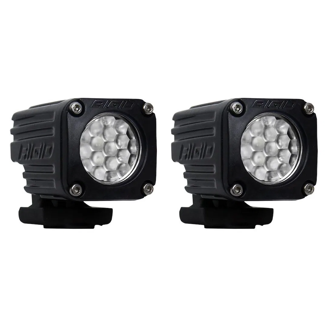 20541 – RIGID IND Backup Light - LED, Bumper Mount Set Of 2 Black